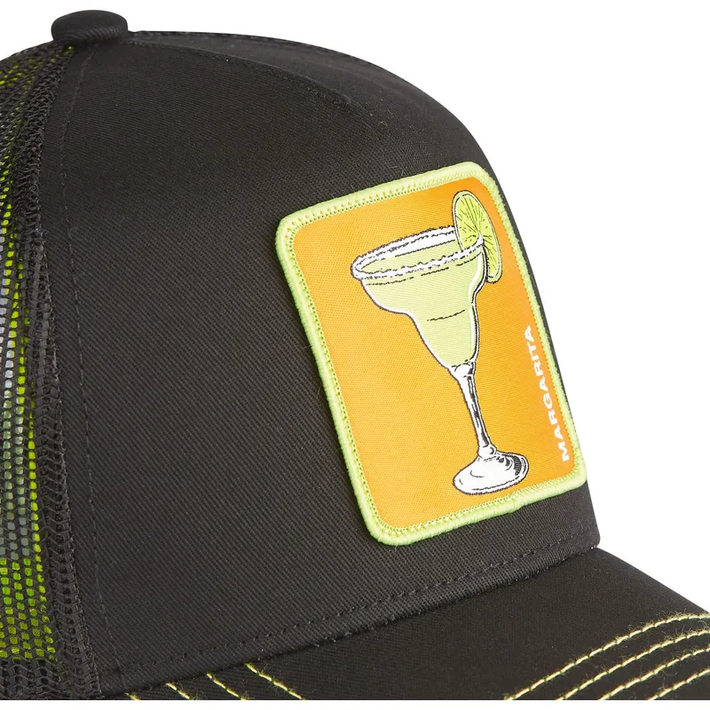 petten-gebogen-zwart-snapback-ma1-margarita-cocktails-van-capslab