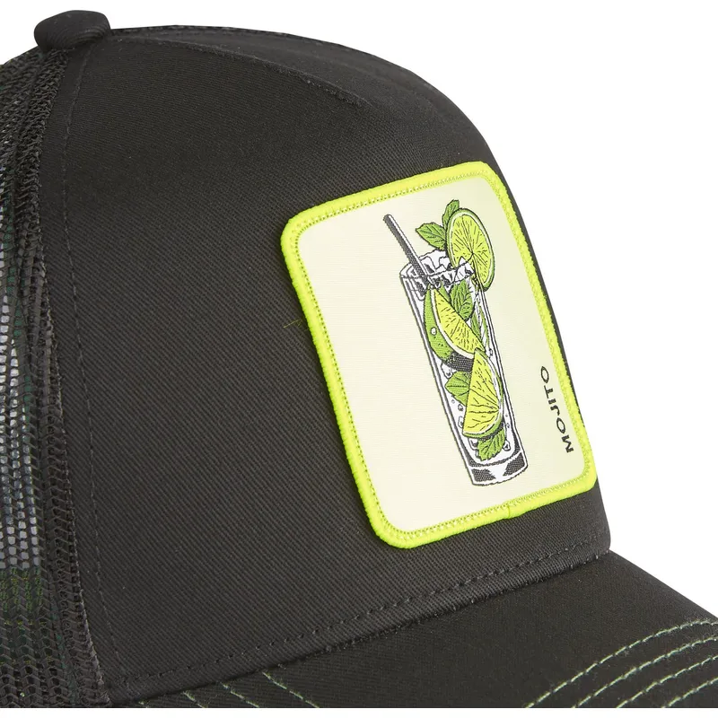 petten-gebogen-zwart-snapback-cas2-mo1-mojito-cocktails-van-capslab