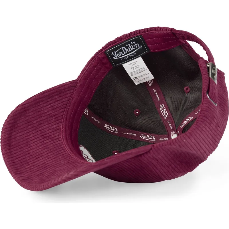 petten-gebogen-rood-verstelbaar-bo-van-von-dutch