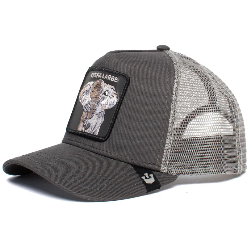petten-grijs-snapback-heavy-extra-large-truckin-the-farm-van-goorin-bros