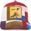 petten-gebogen-meerkleurig-snapback-cheery-right-side-of-the-bed-the-farm-patchwork-the-farm-van-goorin-bros