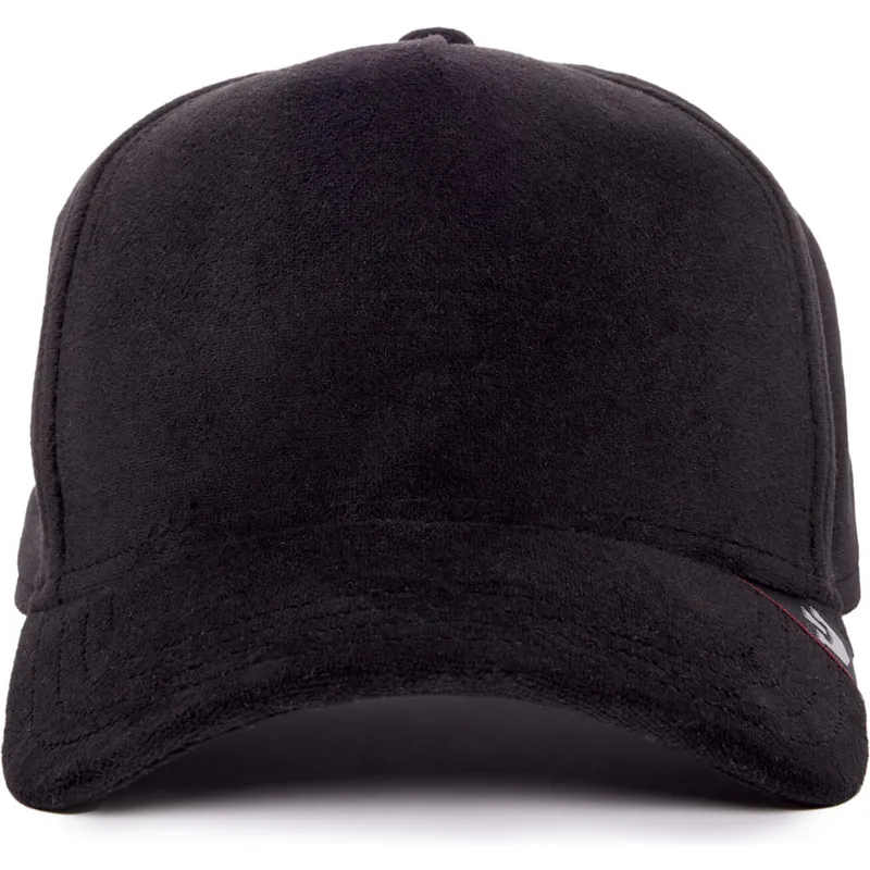 petten-gebogen-zwart-snapback-velour-blank-the-farm-van-goorin-bros