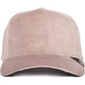 petten-gebogen-beige-snapback-velour-blank-the-farm-van-goorin-bros