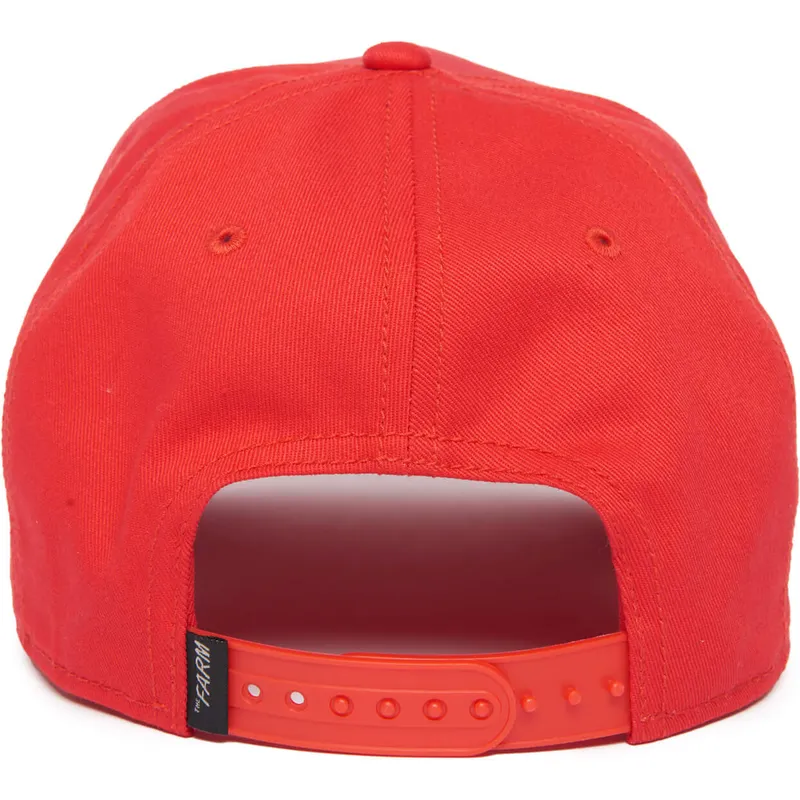 petten-gebogen-rood-snapback-panther-100-the-farm-all-over-canvas-the-farm-van-goorin-bros