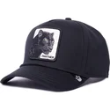 petten-gebogen-zwart-snapback-panther-100-the-farm-all-over-canvas-the-farm-van-goorin-bros