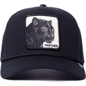 petten-gebogen-zwart-snapback-panther-100-the-farm-all-over-canvas-the-farm-van-goorin-bros