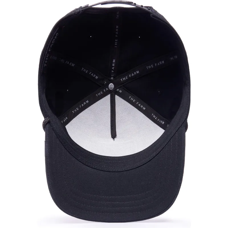 petten-gebogen-zwart-snapback-panther-100-the-farm-all-over-canvas-the-farm-van-goorin-bros
