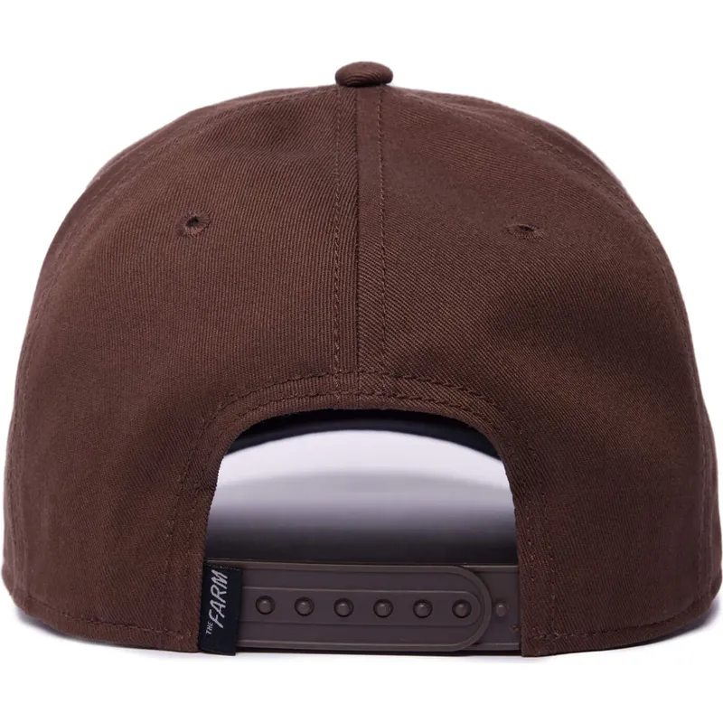 petten-gebogen-bruin-snapback-prick-porcupine-100-the-farm-all-over-canvas-the-farm-van-goorin-bros