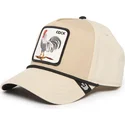 petten-gebogen-beige-snapback-cock-rooster-100-the-farm-all-over-canvas-the-farm-van-goorin-bros