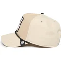 petten-gebogen-beige-snapback-cock-rooster-100-the-farm-all-over-canvas-the-farm-van-goorin-bros