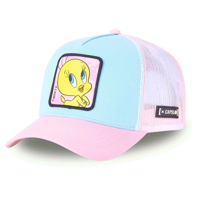 petten-gebogen-blauw-snapback-loo8-twe1-tweety-looney-tunes-van-capslab