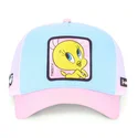 petten-gebogen-blauw-snapback-loo8-twe1-tweety-looney-tunes-van-capslab