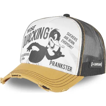 Petten gebogen meerkleurig snapback LOO8 DUC1 Daffy Duck Looney Tunes van Capslab
