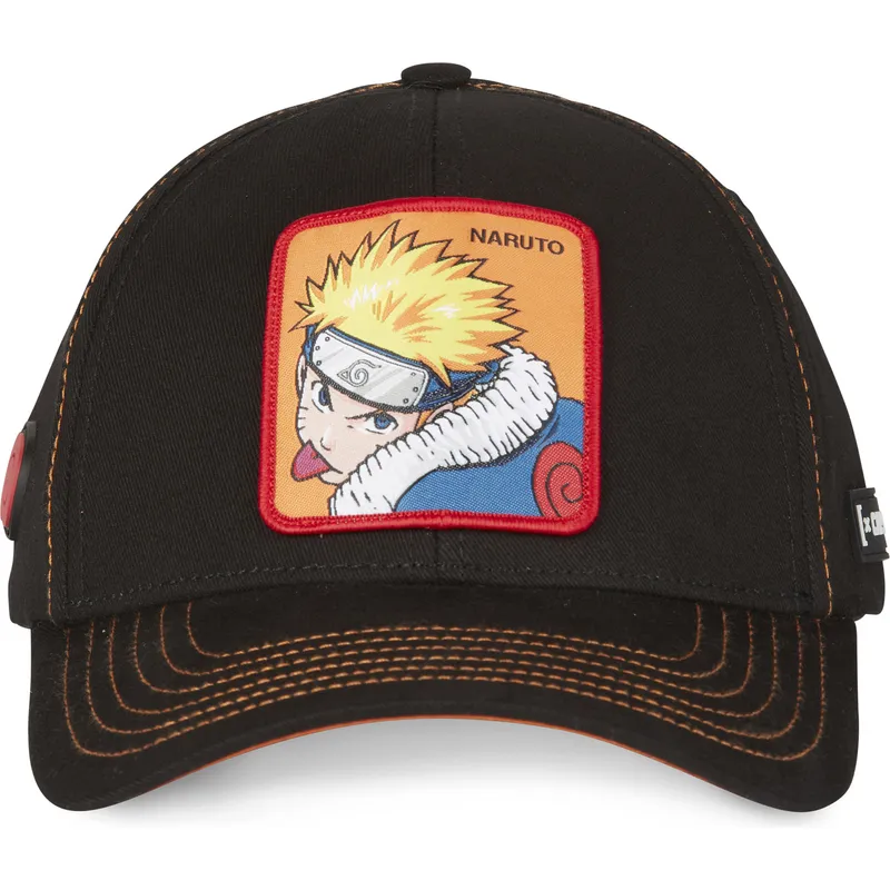 petten-gebogen-zwart-snapback-fox1-naruto-uzumaki-naruto-van-capslab