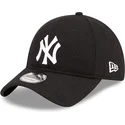 petten-gebogen-zwart-verstelbaar-9twenty-herringbone-van-new-york-yankees-mlb-van-new-era