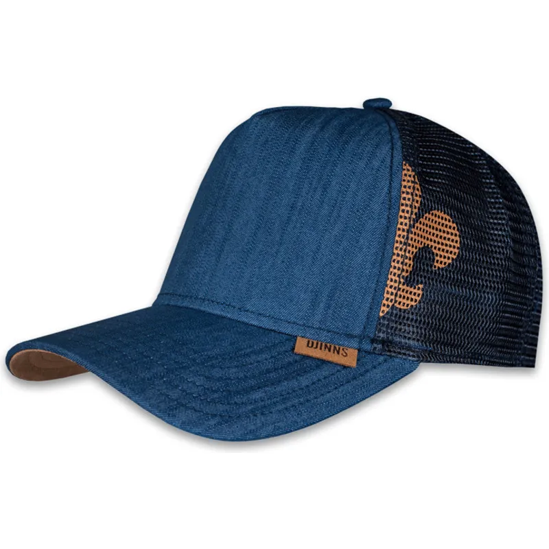 petten-gebogen-marineblauw-snapback-hft-linen-2014-van-djinns