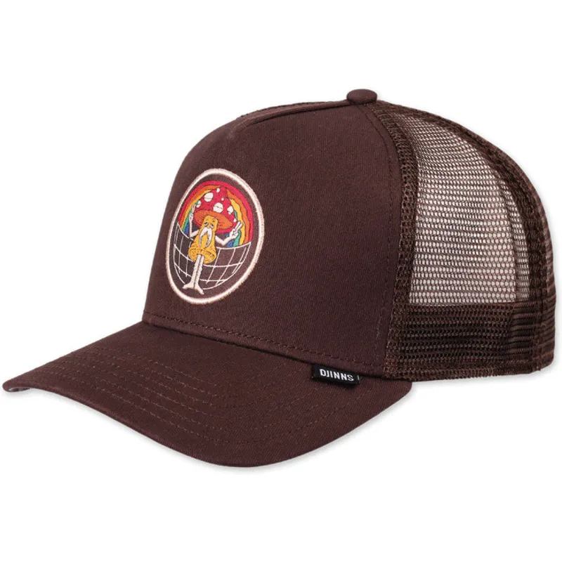 petten-gebogen-bruin-snapback-peace-harmony-hft-van-djinns