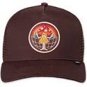 petten-gebogen-bruin-snapback-peace-harmony-hft-van-djinns