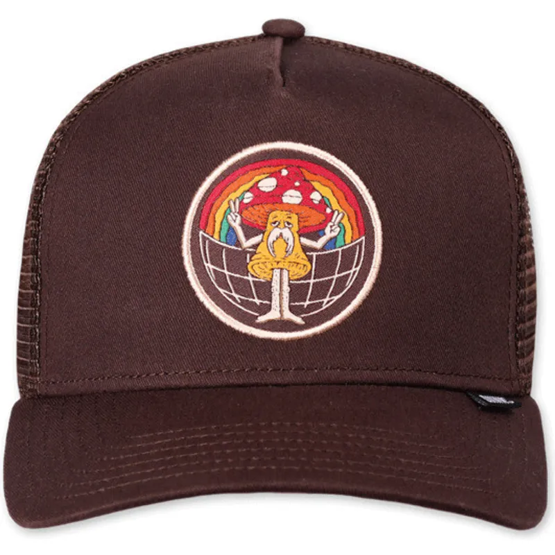 petten-gebogen-bruin-snapback-peace-harmony-hft-van-djinns