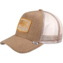 petten-gebogen-bruin-snapback-hippy-canvas-hft-van-djinns