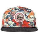 petten-plat-meerkleurig-snapback-koi-linen-van-djinns