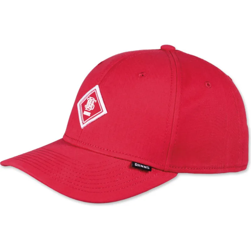 petten-gebogen-rood-verstelbaar-brushed-twill-truefit-20-van-djinns petten-gebogen-rood-verstelbaar-brushed-twill-truefit-20-van-djinns