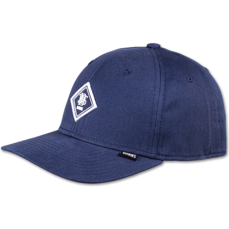 petten-gebogen-marineblauw-verstelbaar-brushed-twill-truefit-20-van-djinns
