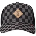petten-gebogen-zwart-snapback-hft-denim-check-van-djinns