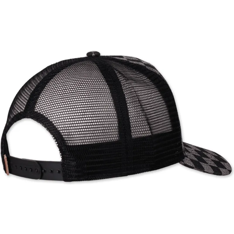 petten-gebogen-zwart-snapback-hft-denim-check-van-djinns petten-gebogen-zwart-snapback-hft-denim-check-van-djinns