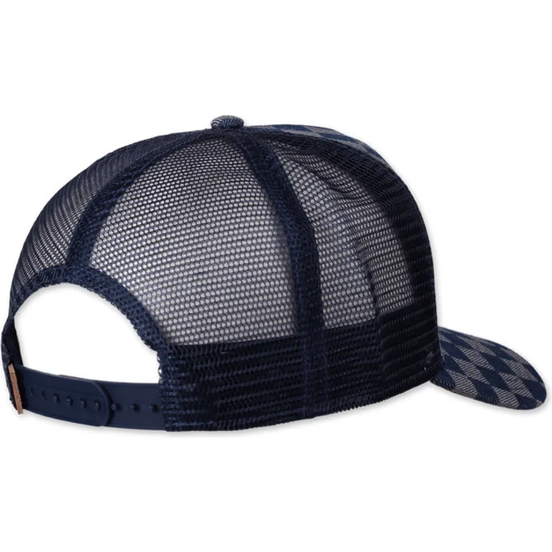 petten-gebogen-blauw-snapback-hft-denim-check-van-djinns