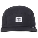 petten-plat-zwart-verstelbaar-puffy-nylon-van-djinns