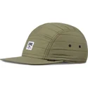 petten-plat-groen-verstelbaar-puffy-nylon-van-djinns