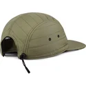petten-plat-groen-verstelbaar-puffy-nylon-van-djinns