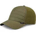 petten-gebogen-groen-snapback-hft-puffy-nylon-van-djinns
