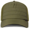 petten-gebogen-groen-snapback-hft-puffy-nylon-van-djinns