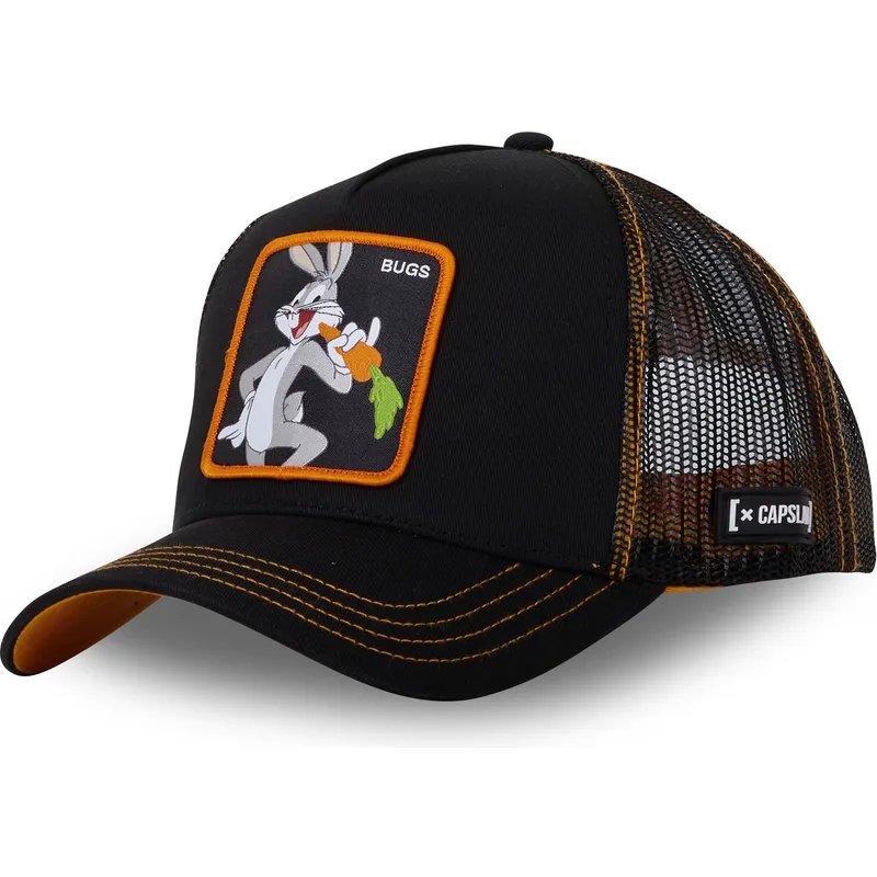 petten-gebogen-zwart-snapback-loo7-bu1-bugs-bunny-looney-tunes-van-capslab