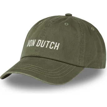 Petten gebogen groen verstelbaar DC K van Von Dutch