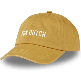 Petten gebogen geel verstelbaar DC CA van Von Dutch
