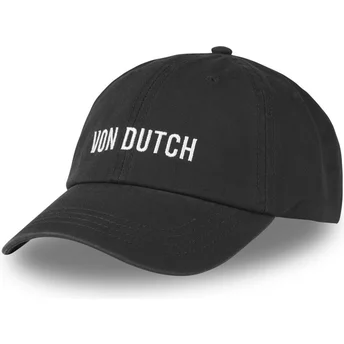 Petten gebogen zwart verstelbaar DC B van Von Dutch