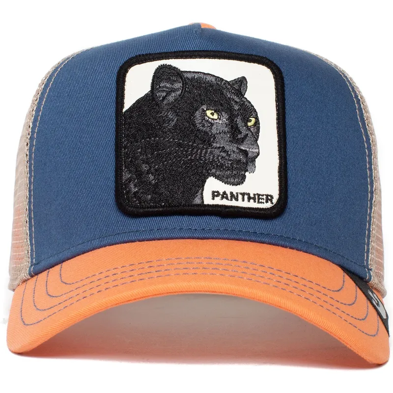 petten-gebogen-blauw-snapback-the-panther-the-farm-van-goorin-bros