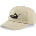 petten-gebogen-beige-verstelbaar-essentials-no1-van-puma