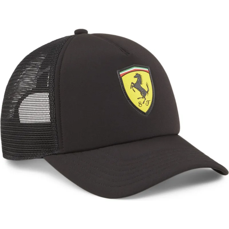 petten-gebogen-zwart-snapback-race-van-ferrari-formula-1-van-puma