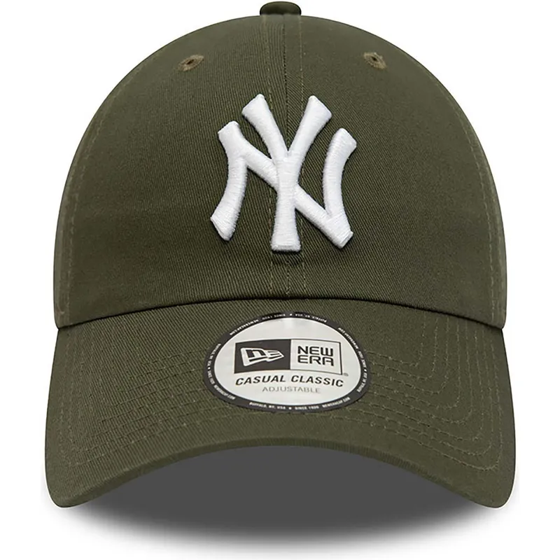 petten-gebogen-groen-verstelbaar-9twenty-league-essential-van-new-york-yankees-mlb-van-new-era