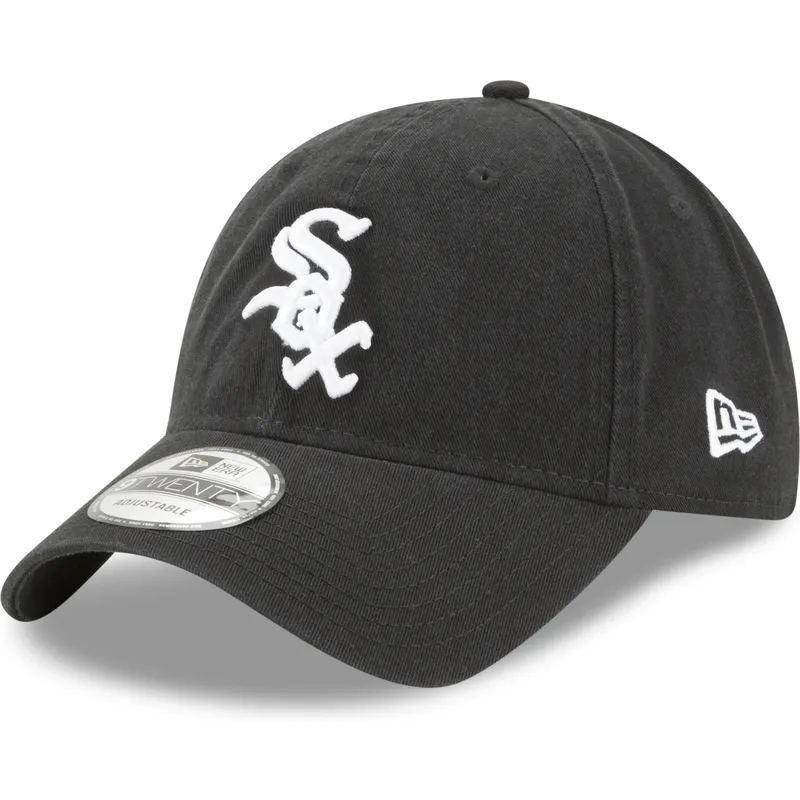 petten-gebogen-zwart-verstelbaar-9twenty-core-classic-van-chicago-white-sox-mlb-van-new-era