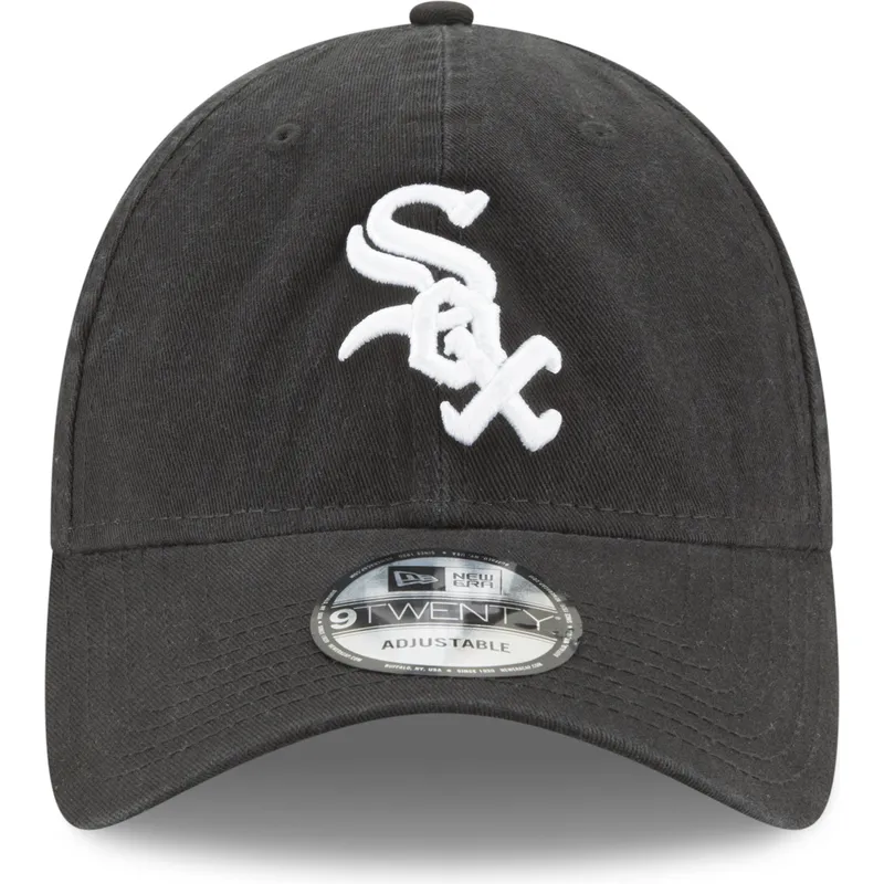 petten-gebogen-zwart-verstelbaar-9twenty-core-classic-van-chicago-white-sox-mlb-van-new-era