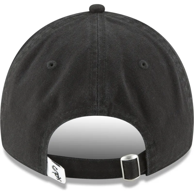 petten-gebogen-zwart-verstelbaar-9twenty-core-classic-van-chicago-white-sox-mlb-van-new-era