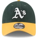 petten-gebogen-groen-verstelbaar-9twenty-core-classic-van-oakland-athletics-mlb-van-new-era