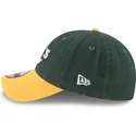 petten-gebogen-groen-verstelbaar-9twenty-core-classic-van-oakland-athletics-mlb-van-new-era