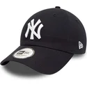 petten-gebogen-marineblauw-verstelbaar-9twenty-league-essential-van-new-york-yankees-mlb-van-new-era