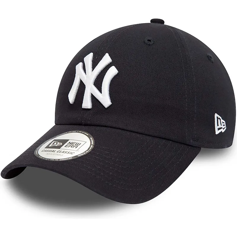 petten-gebogen-marineblauw-verstelbaar-9twenty-league-essential-van-new-york-yankees-mlb-van-new-era